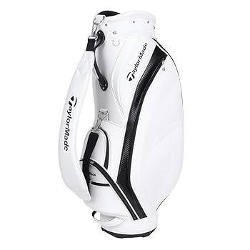 TaylorMade ホワイトキャディバッグ Amazon | テーラーメイド(TAYLOR MADE) スポーツモダン キャディ
